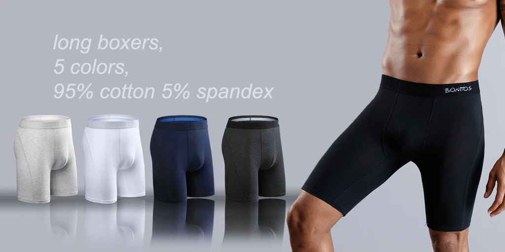 5Pcs Men's Panties Cotton Boxer Sexy Man Boxers Underwear Shorts Lots Male Boxershorts Set Family Underpants Brands