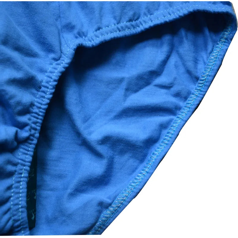 4Pcs/lot cheapest 100% Cotton Mens Briefs  Plus Size Men Underwear Panties 4XL/5XL/6XL Men's Breathable Panties