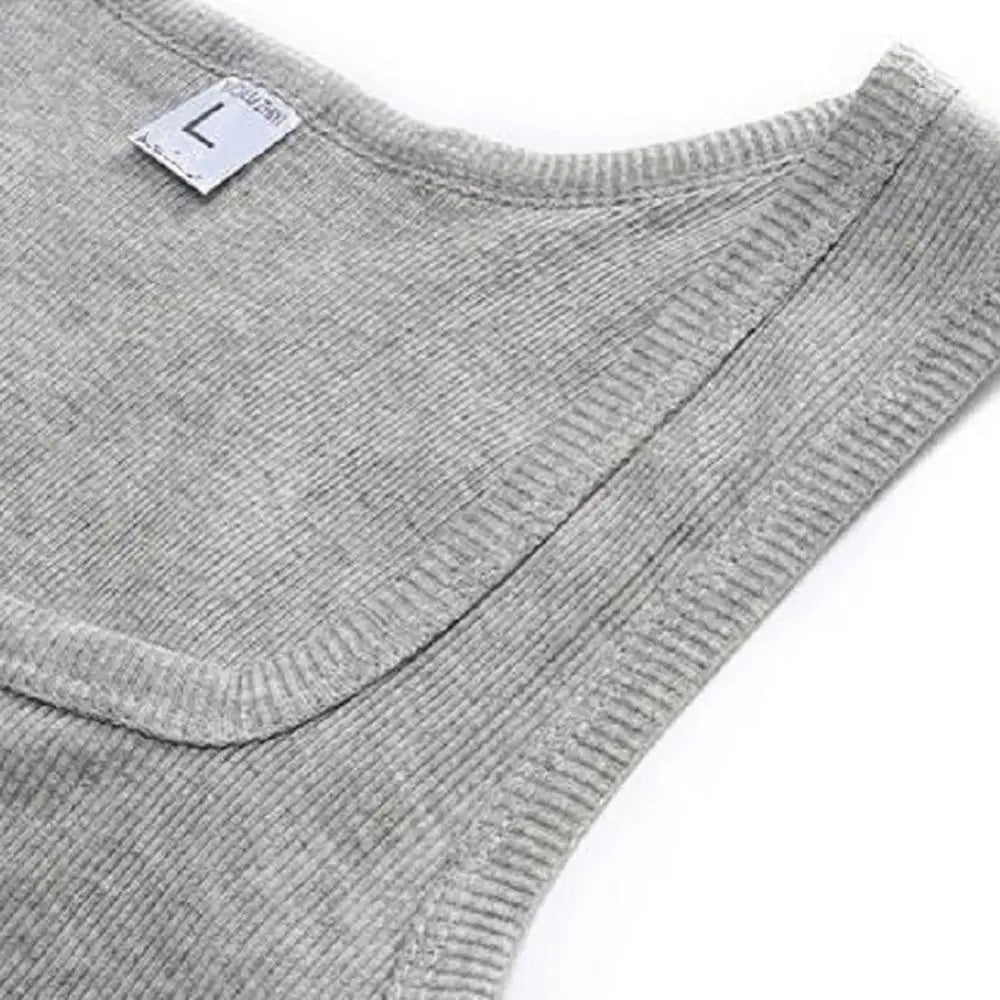 HOT Summer Plus Size Male Clothes Tank Tops 100% Pure Cotton Sleeveless Fitness T-shirt Elastic Bodybuilding Vest For Men Women