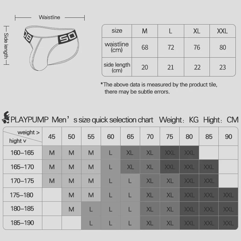 2024 New Sexy Underwear Men Jockstrap Comfortable Cotton Gay Man's Underwear Bikini Men Briefs Male Underwear Funny BS813
