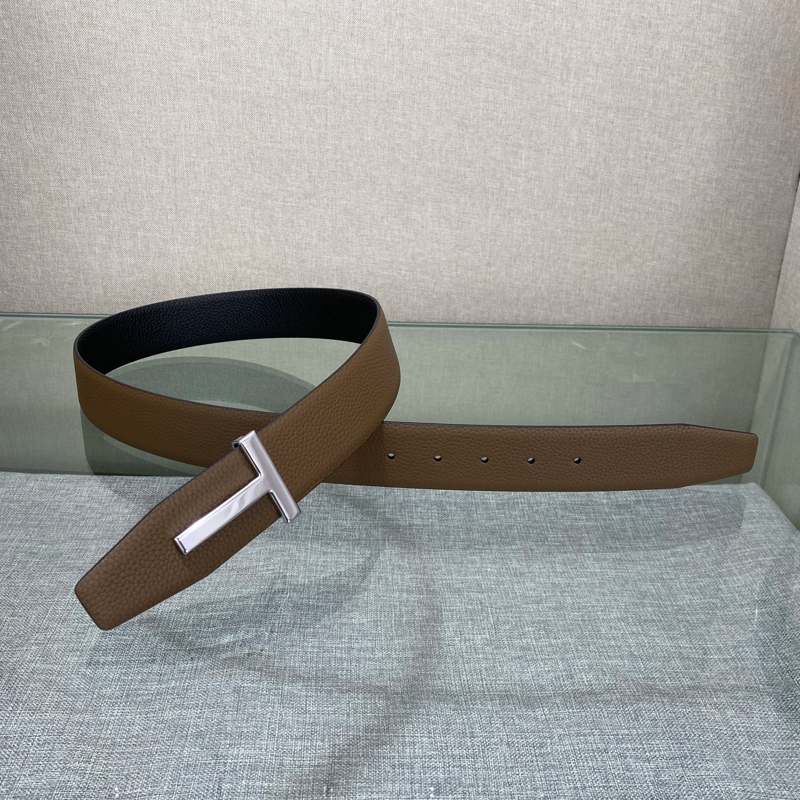 2025 New Men's Belt High Quality Designer Belts Men Fashion Letter Luxury Famous Leather Belt Jeans Cowskin Waist Strap 3.8cm