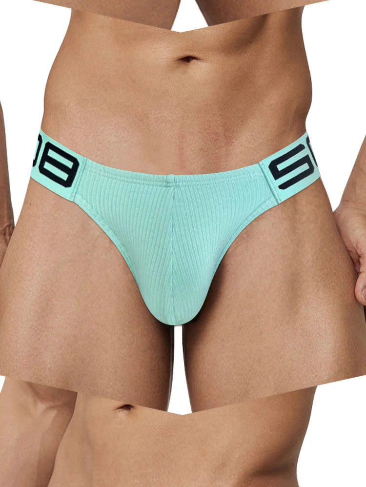 2024 New Sexy Underwear Men Jockstrap Comfortable Cotton Gay Man's Underwear Bikini Men Briefs Male Underwear Funny BS813