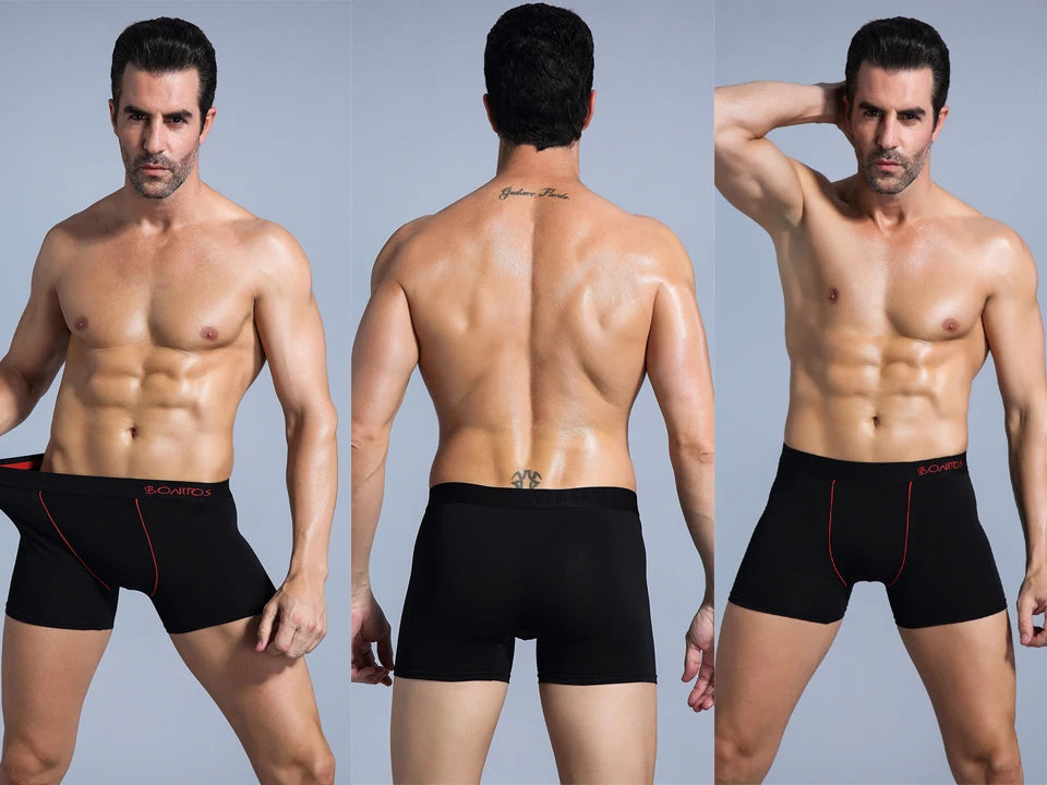 5Pcs Men's Panties Cotton Boxer Sexy Man Boxers Underwear Shorts Lots Male Boxershorts Set Family Underpants Brands