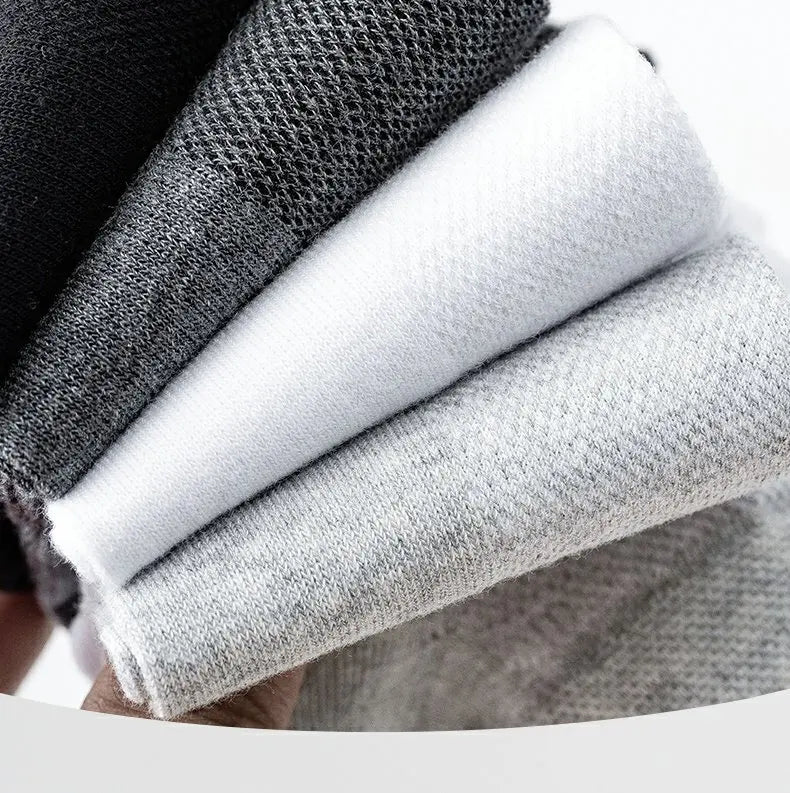 10 Pairs Men's Breathable Mesh Summer Short Socks, Sports Versatile Cotton Socks at Discount Price Sports and Casual Wear