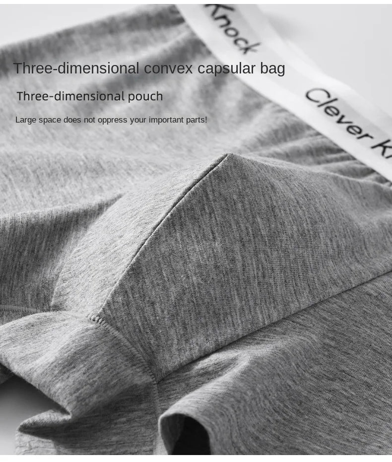 4Pcs Boxer Shorts Men's Underwear Sexy Panties Cotton Boxers Man Underpants Male Shorts Homme U Convex Lingerie Wholesale Lots