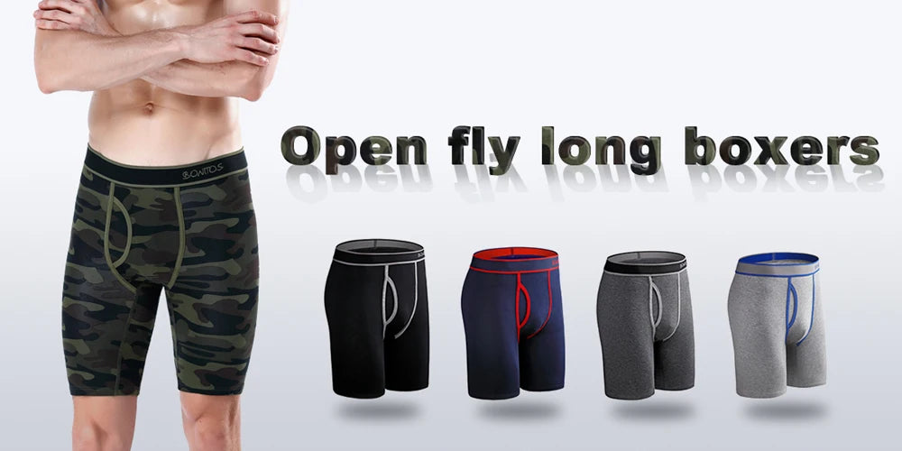 5Pcs Men's Panties Cotton Boxer Sexy Man Boxers Underwear Shorts Lots Male Boxershorts Set Family Underpants Brands