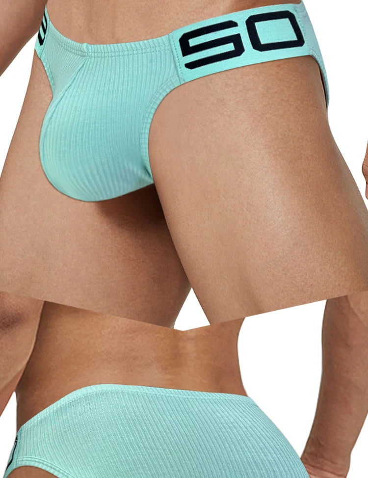 2024 New Sexy Underwear Men Jockstrap Comfortable Cotton Gay Man's Underwear Bikini Men Briefs Male Underwear Funny BS813