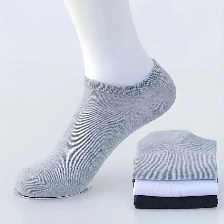 5/10-Pack Unisex Comfort-Fit Ankle Socks for All, Breathable & Lightweight - Ideal for Sports & Daily Wear