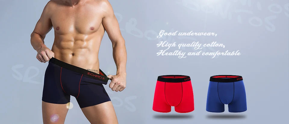 5Pcs Men's Panties Cotton Boxer Sexy Man Boxers Underwear Shorts Lots Male Boxershorts Set Family Underpants Brands