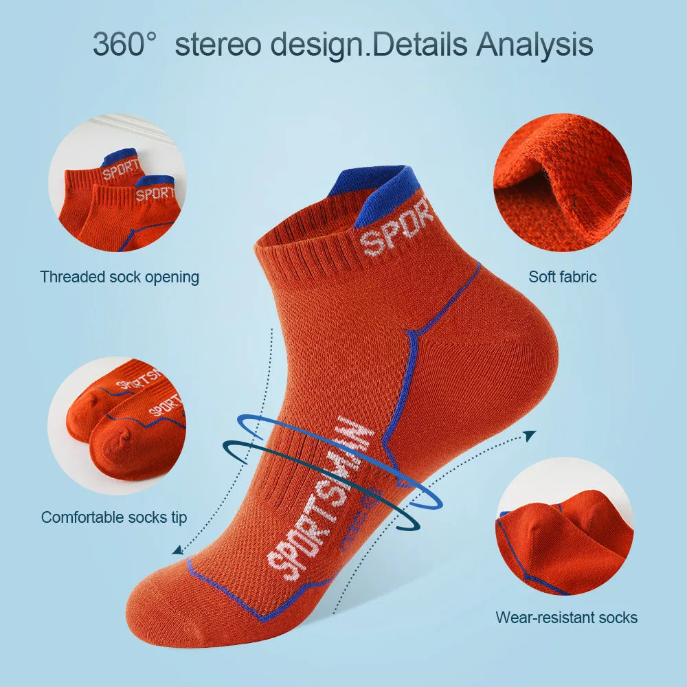 12 Pairs Men's Ankle Socks - Sports Mesh Running Socks with Moisture-Wicking, Low-Cut Casual Socks for All-Season Wear