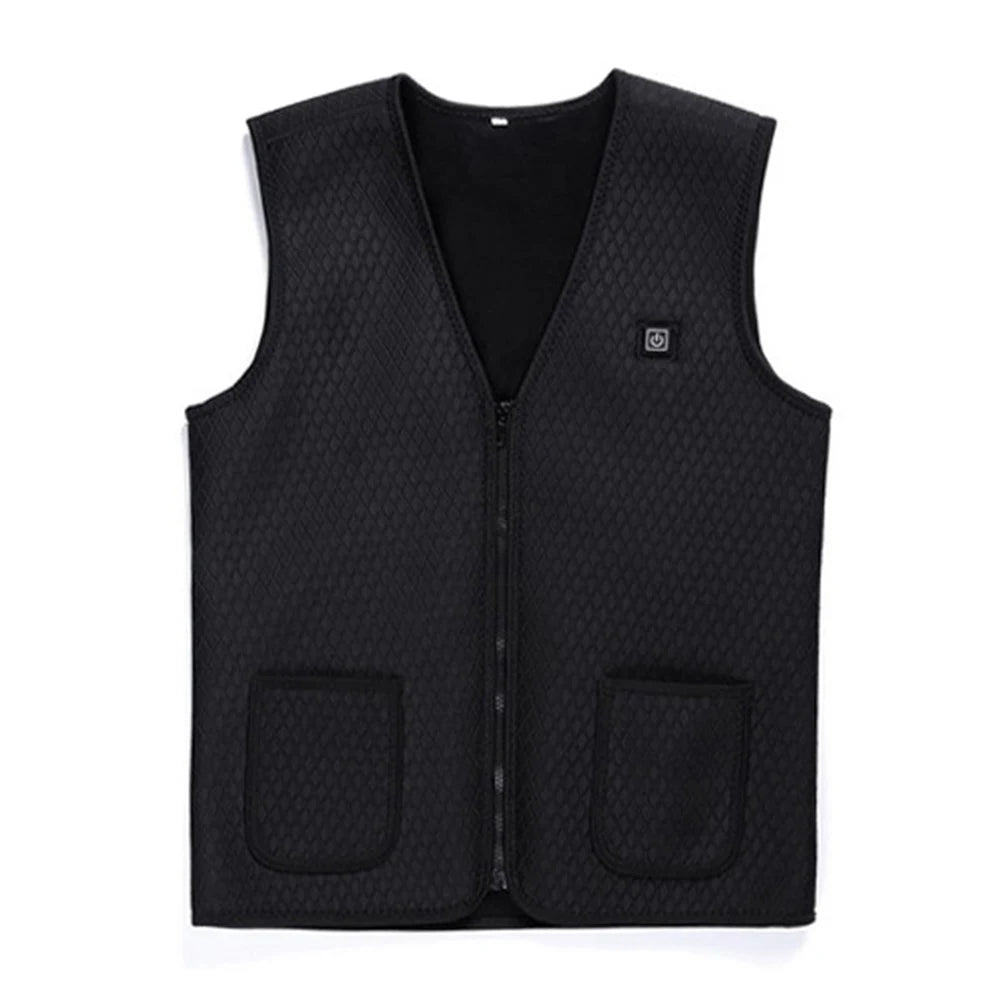 7 Area Heated Vest Electric Heated Jacket Women Men Winter Thermal Heat Coat for Camping Hiking Fishing Skiing Motorcycle Jacket