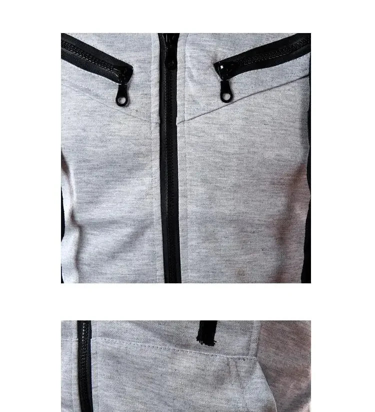 Fashionable New Men's Vest Hooded Sleeveless Solid Color Casual Slimming Smooths Your Silhouette Tank Top Three Colors