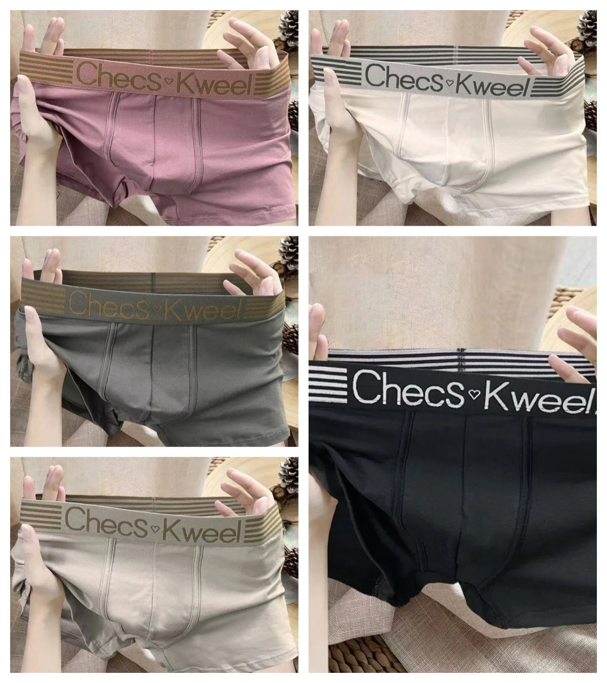 5-10Pieces/ Men's Underwear Men Pure Cotton Underpants Men Brand Panties Shorts Breathable Shorts Comfortable Soft Plus Size