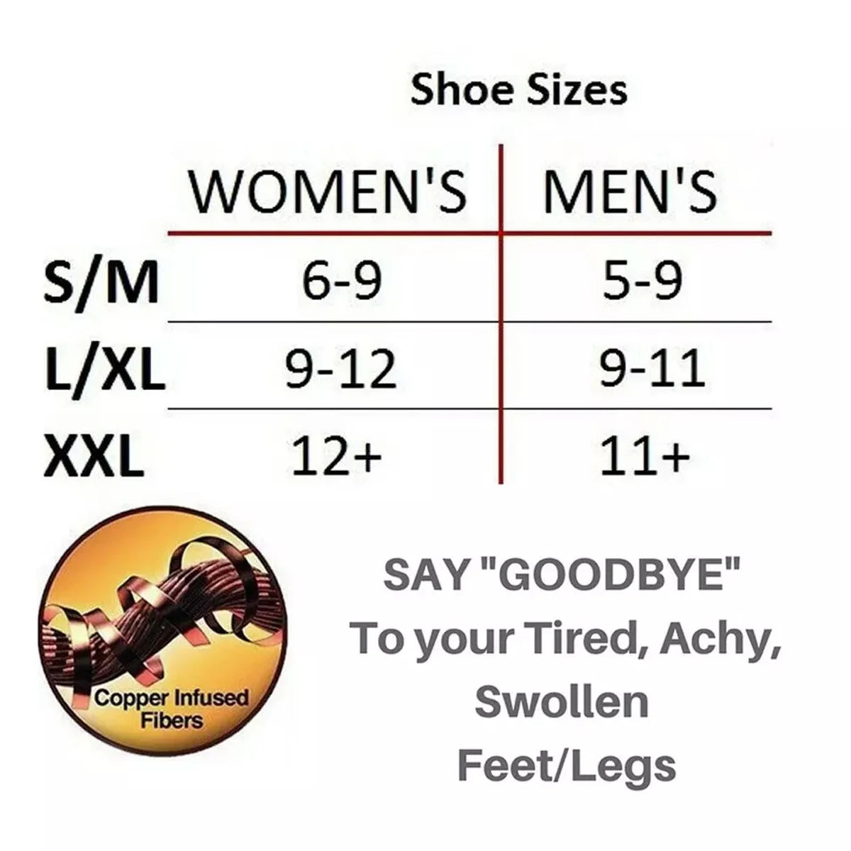 5Pair Sports Copper Compression Socks Anti Varicose Veins for Women and Men Calf Support Socks for Running Nurses Flight Travel