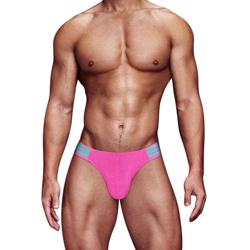 2024 New Sexy Underwear Men Jockstrap Comfortable Cotton Gay Man's Underwear Bikini Men Briefs Male Underwear Funny BS813
