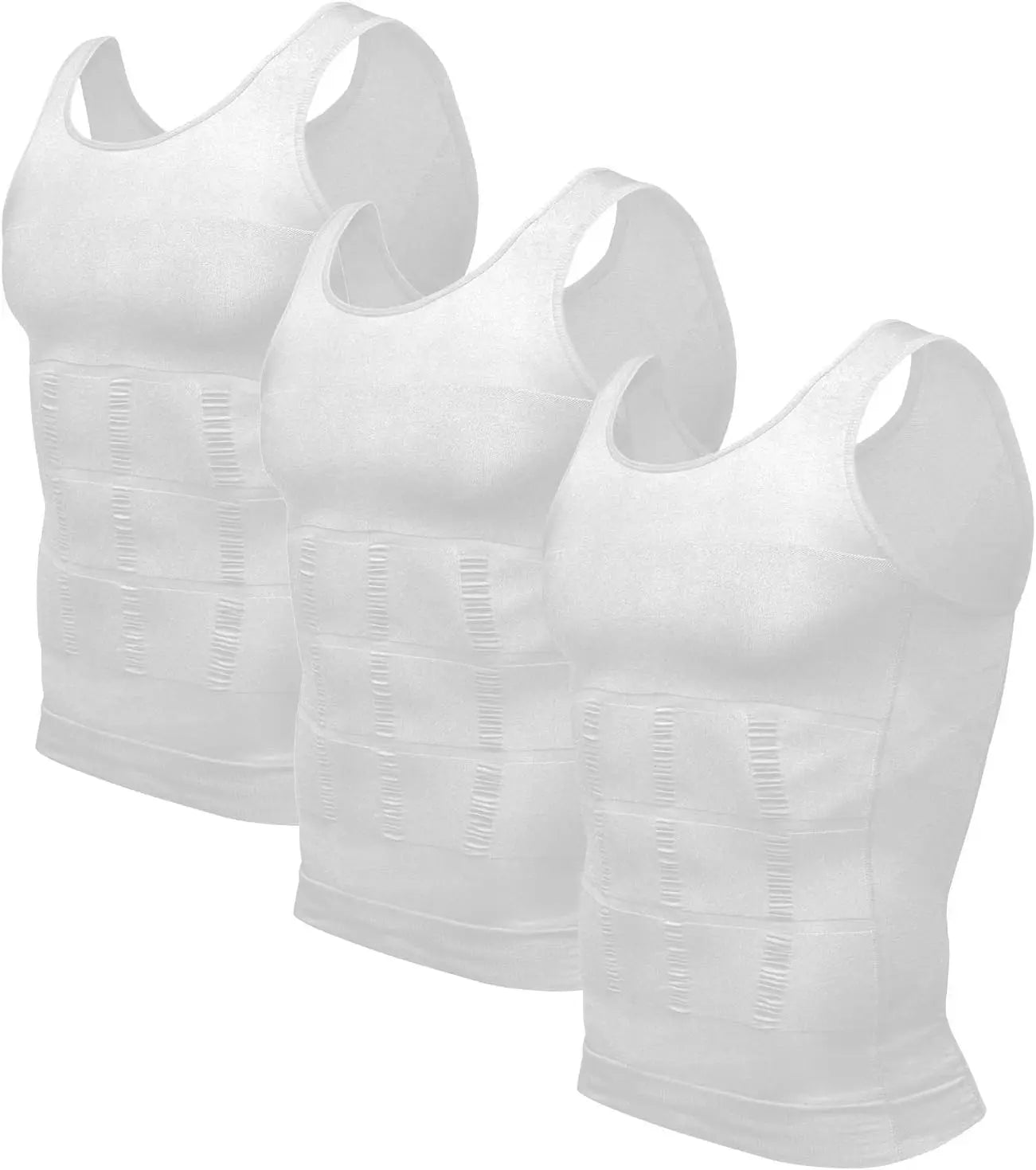 Mens Slimming Body Shaper Vest Shirt Abs Abdomen Slim Gym Workout Tummy Control Compression Tank Top Sleeveless Shapewear