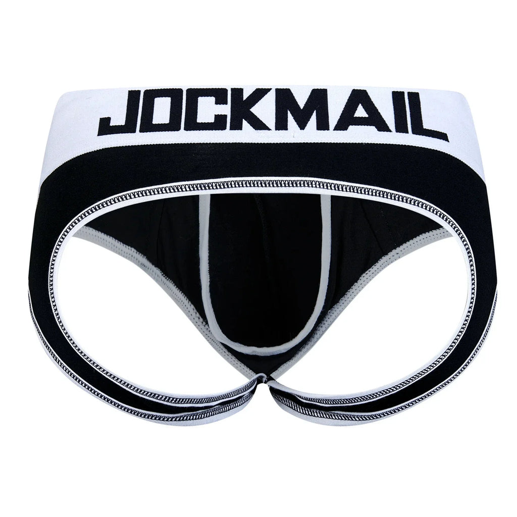 Men's Bottomless Gay Underwear Sexy Backless Briefs Jockstrap Sissy Penis Pouch Push Up Underpants Calzoncillos Hombre Slip