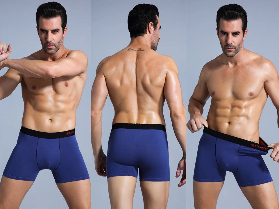 5Pcs Men's Panties Cotton Boxer Sexy Man Boxers Underwear Shorts Lots Male Boxershorts Set Family Underpants Brands