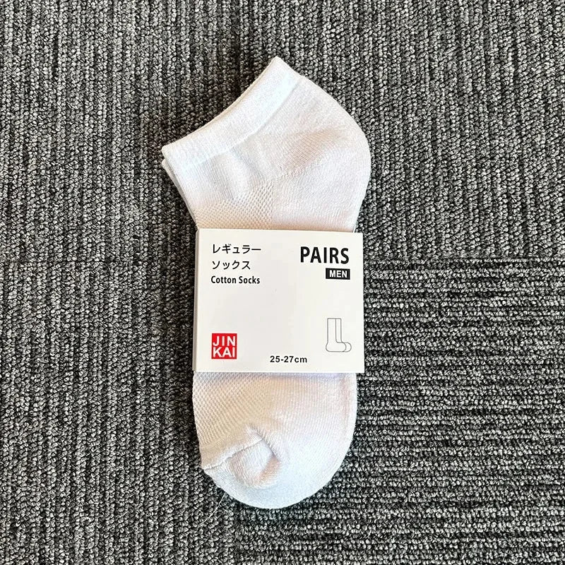Thickened Cotton Sports Socks For Men Mid-Calf Basketball Stockings Sweat Absorbent Anti-Odor Running Socks Pure Cotton Towel Bo