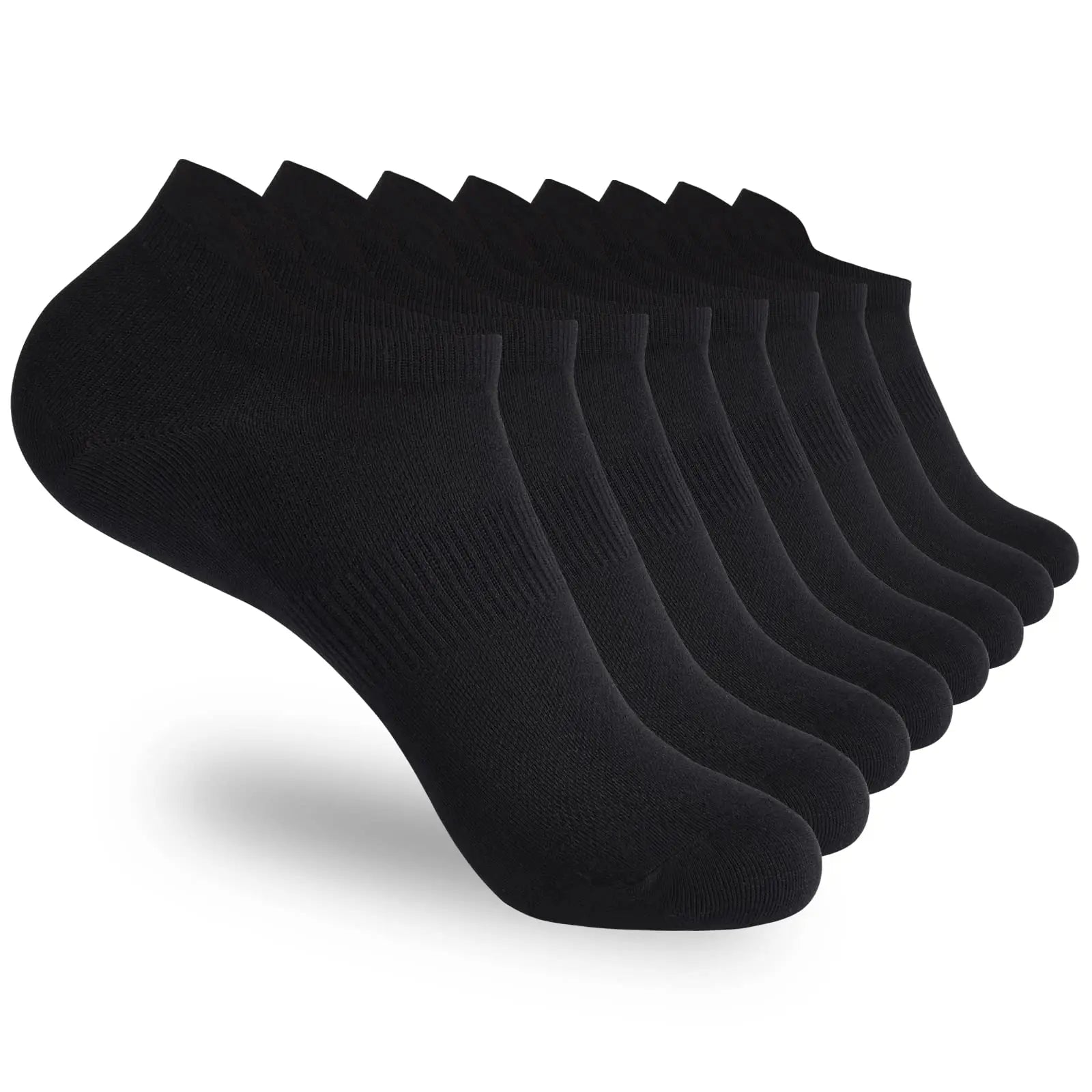 5/10 pairs of ankle sports running socks white soft thin low top short film men's and women's socks