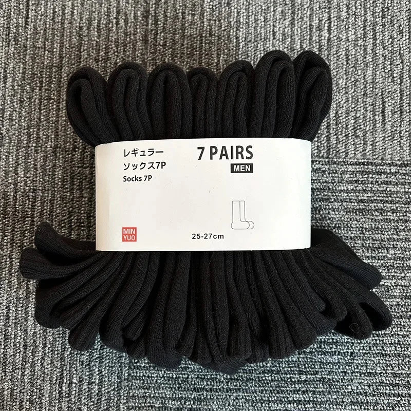 Thickened Cotton Sports Socks For Men Mid-Calf Basketball Stockings Sweat Absorbent Anti-Odor Running Socks Pure Cotton Towel Bo