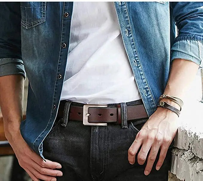 Real Genuine Leather Belt for Men Plus Size 170 160 150 140 130cm Men High Quality Belts Men Cowskin Fashion Strap Male Jeans