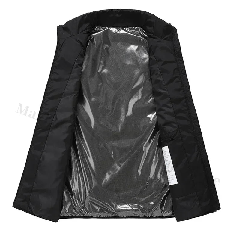 21 Areas Men's Heating Vest Jacket Winter USB Smart Electric Sleeveless Jacket Self-heating Clothes Women Snow Warm Padded Coat