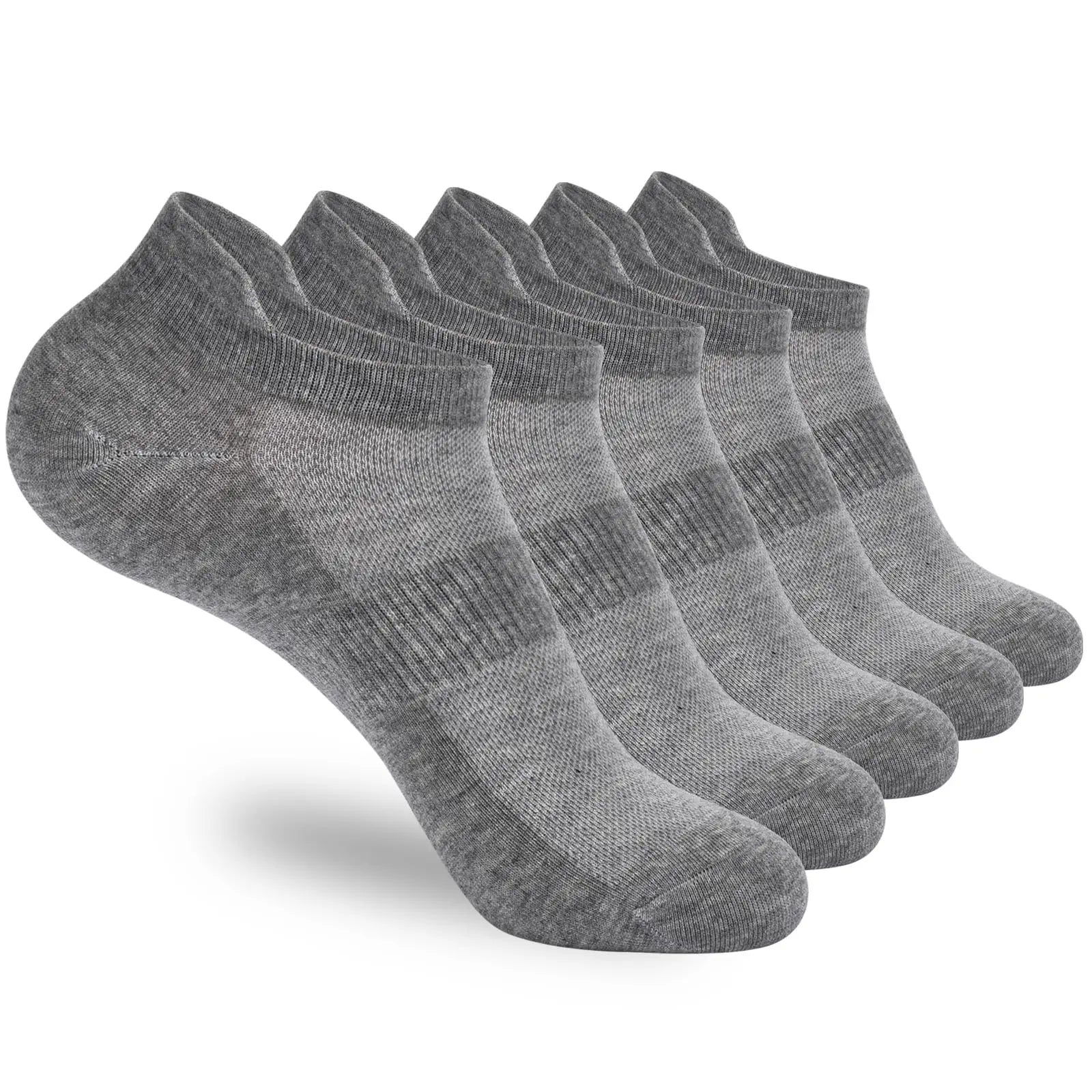5/10 pairs of ankle sports running socks white soft thin low top short film men's and women's socks