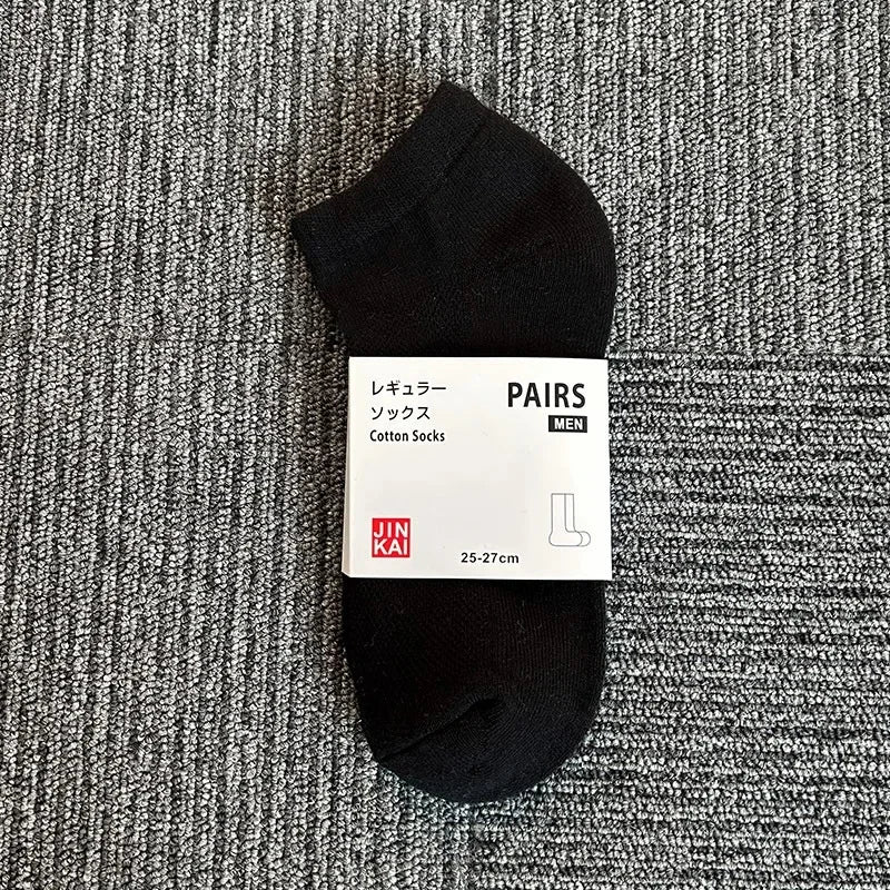 Thickened Cotton Sports Socks For Men Mid-Calf Basketball Stockings Sweat Absorbent Anti-Odor Running Socks Pure Cotton Towel Bo