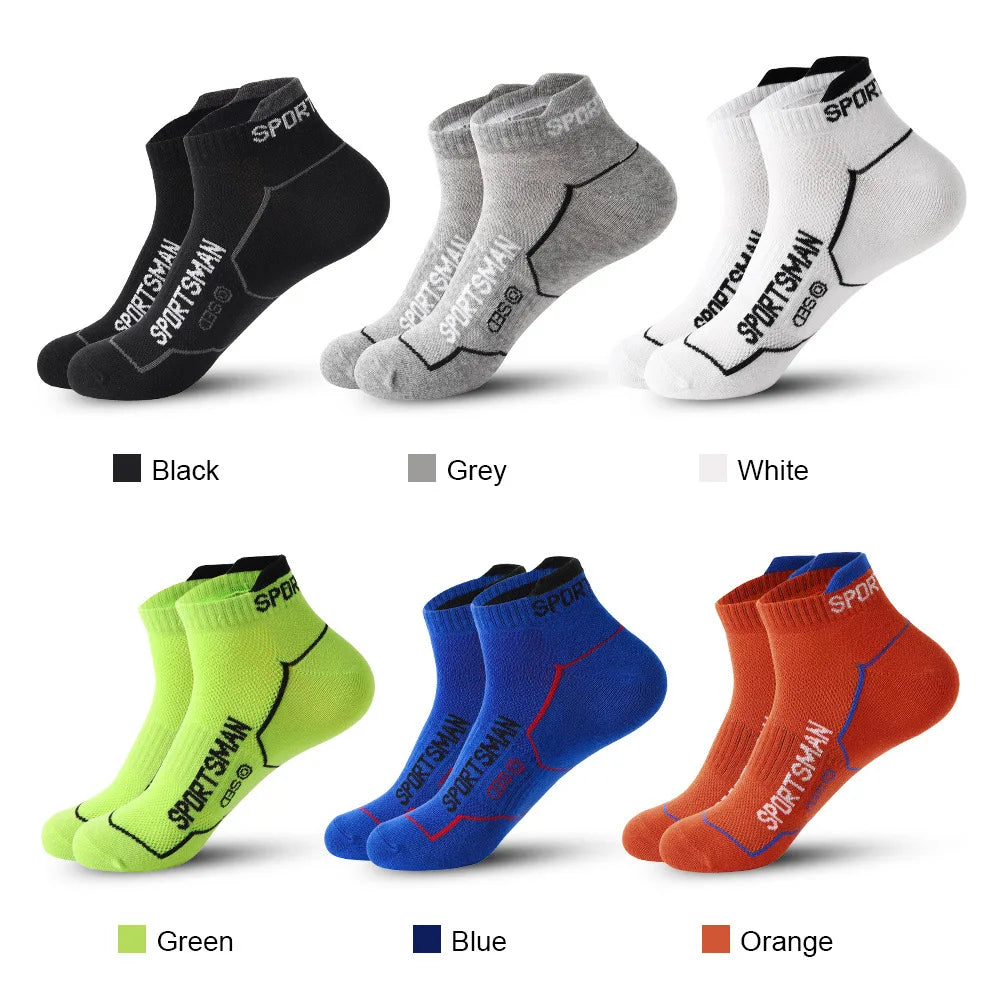 12 Pairs Men's Ankle Socks - Sports Mesh Running Socks with Moisture-Wicking, Low-Cut Casual Socks for All-Season Wear
