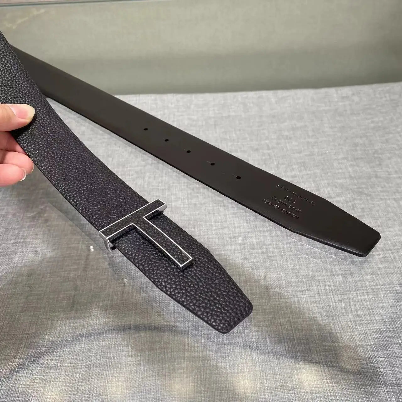 2025 New Men's Belt High Quality Designer Belts Men Fashion Letter Luxury Famous Leather Belt Jeans Cowskin Waist Strap 3.8cm