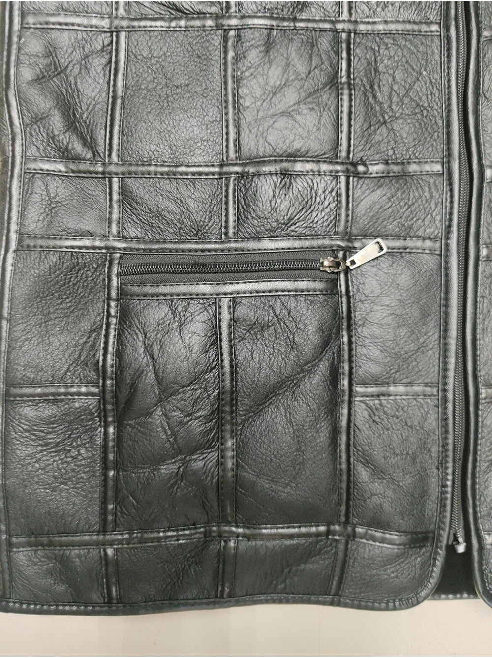 2025  New Style Men's Leather Vest Full-Grain Sheepskin Autumn and Winter Multi-Pocket Casual Fur Integrated Warm Vest