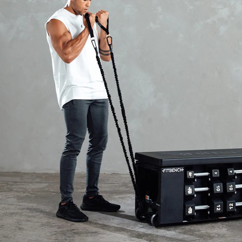 Sleeveless T-shirt Men Quick-drying Fitness Bodybuilding Shirt Male Fashion Basketball Vest Mesh Breathable Summer Gym Tank Men